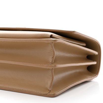 Saint Laurent Calfskin Medium Monogram Sunset Dark Beige 10 of 10