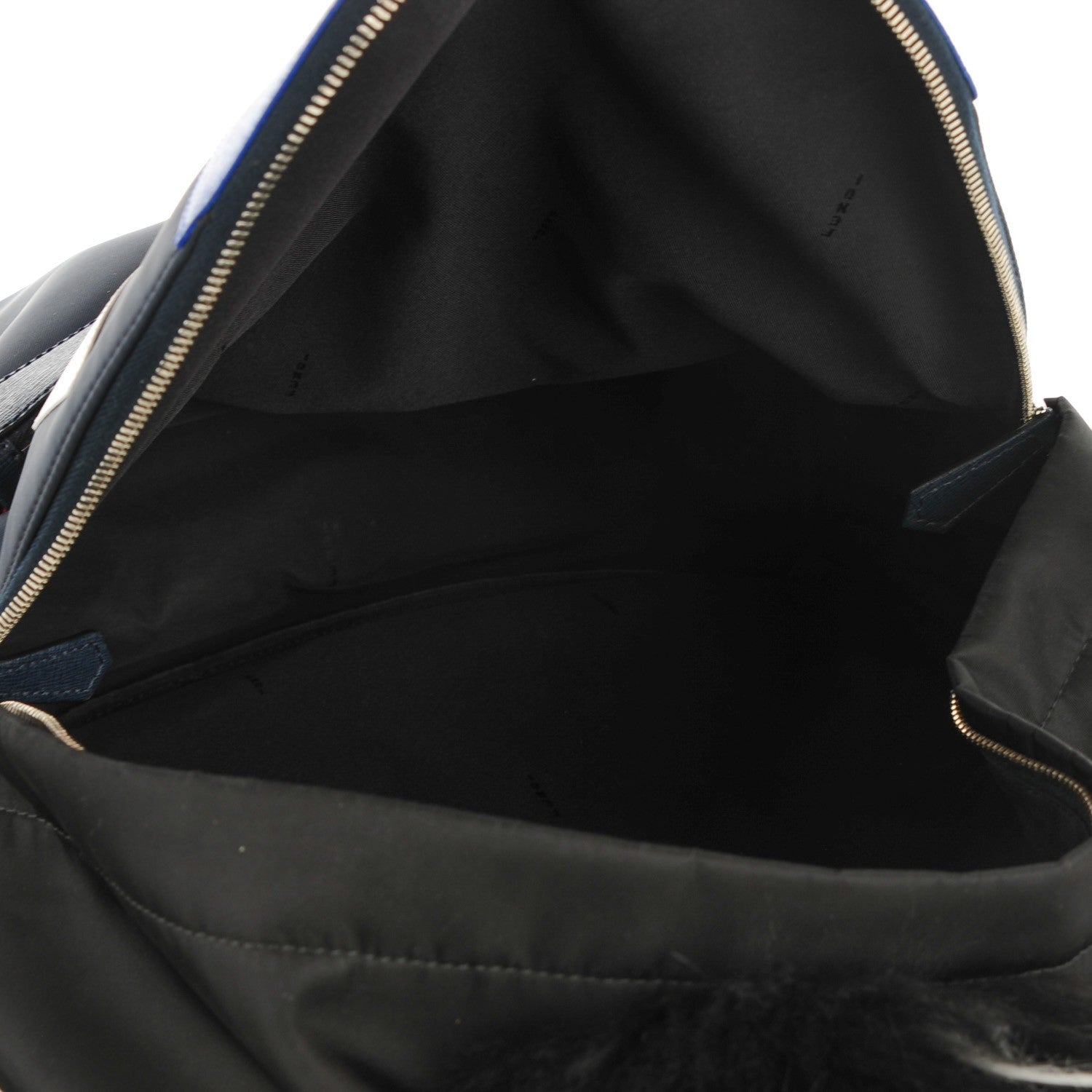 Fendi Nylon Vitello Fur Monster Backpack Black Multicolor 9 of 11