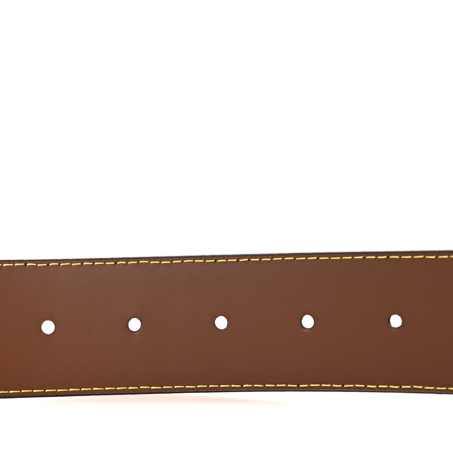 Louis Vuitton Calfskin 40mm LV Ranch Studs Reversible Belt 90 36 Black 4 of 6