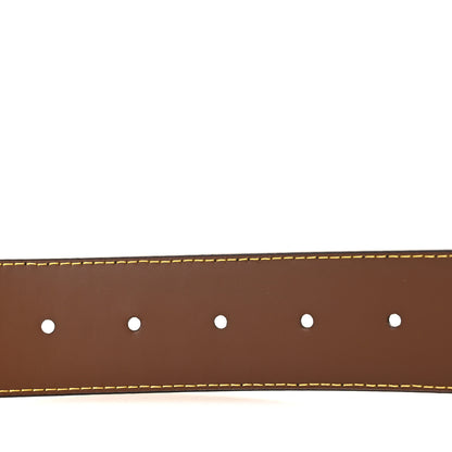 Louis Vuitton Calfskin 40mm LV Ranch Studs Reversible Belt 90 36 Black 4 of 6