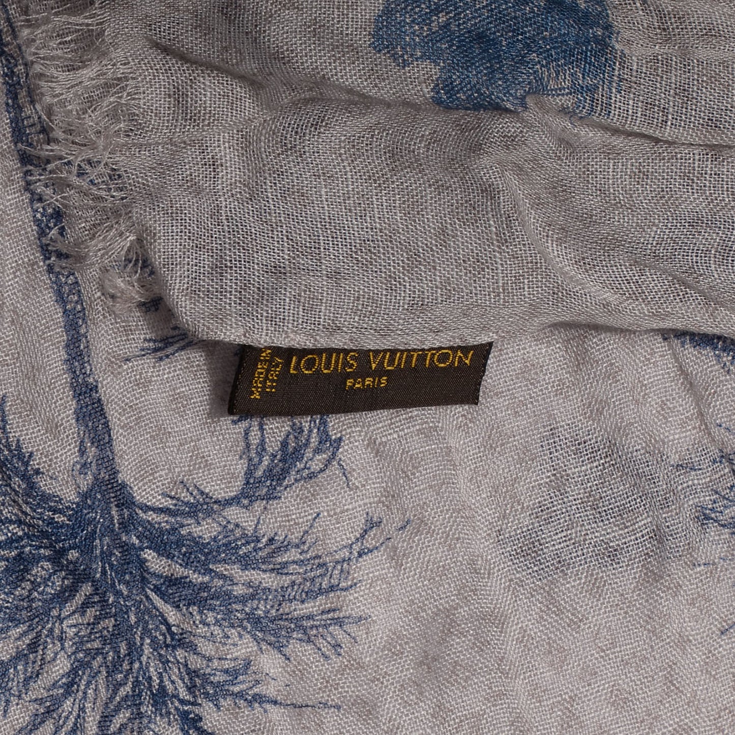 Cotton Linen Toile Etole De Louis Pareo Blue