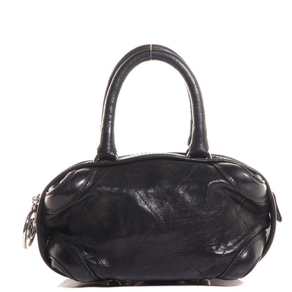 Chanel Calfskin Round Bowling Bag Black 1 of 7