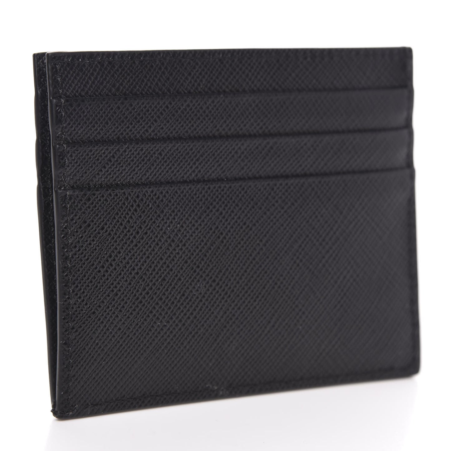 Saffiano Card Holder Black