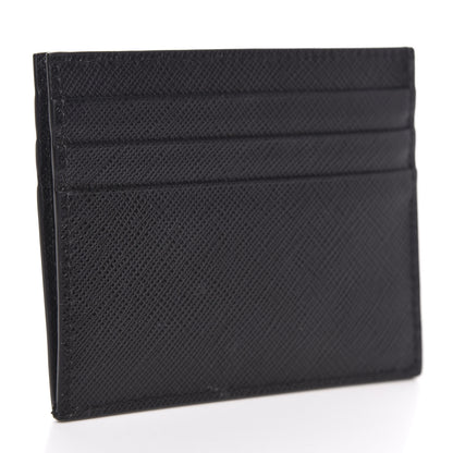Prada Saffiano Card Holder Black 3 of 7