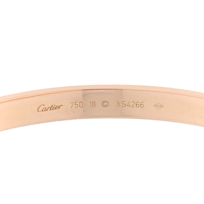 Cartier 18K Pink Gold LOVE Bracelet 18 3 of 4
