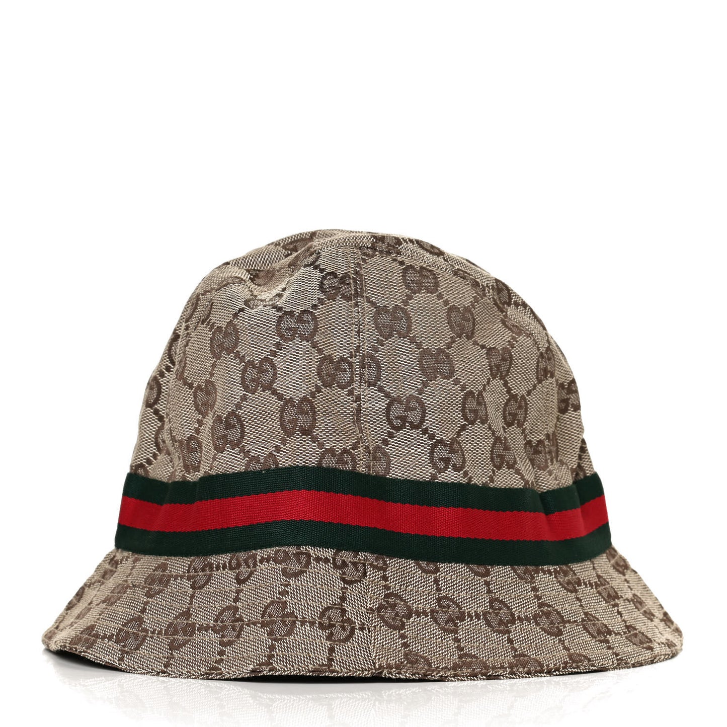 Monogram Web Bucket Hat L Brown