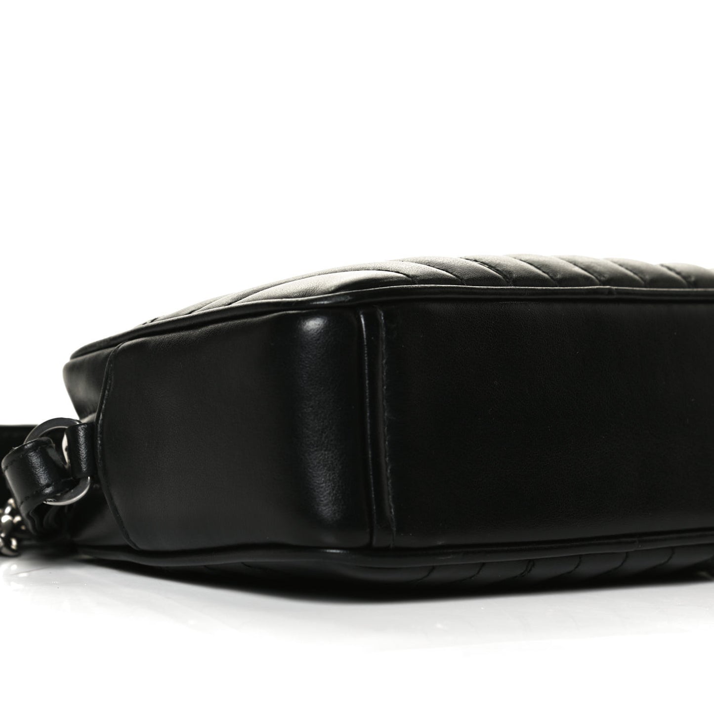 Soft Calfskin Diagramme Crossbody Bag Black