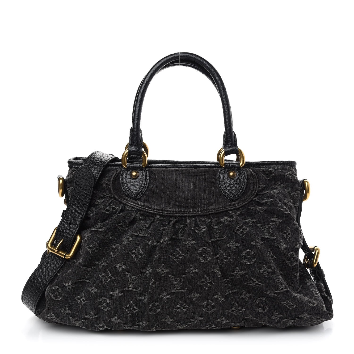 Louis Vuitton Denim Neo Cabby MM Black 1 of 9