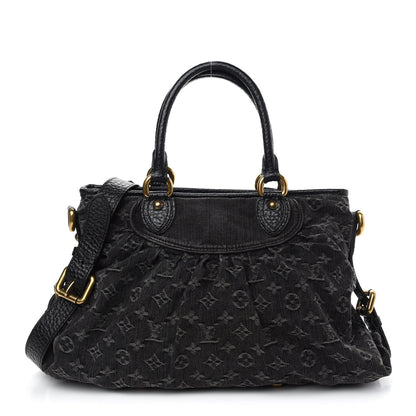 Louis Vuitton Denim Neo Cabby MM Black 1 of 9