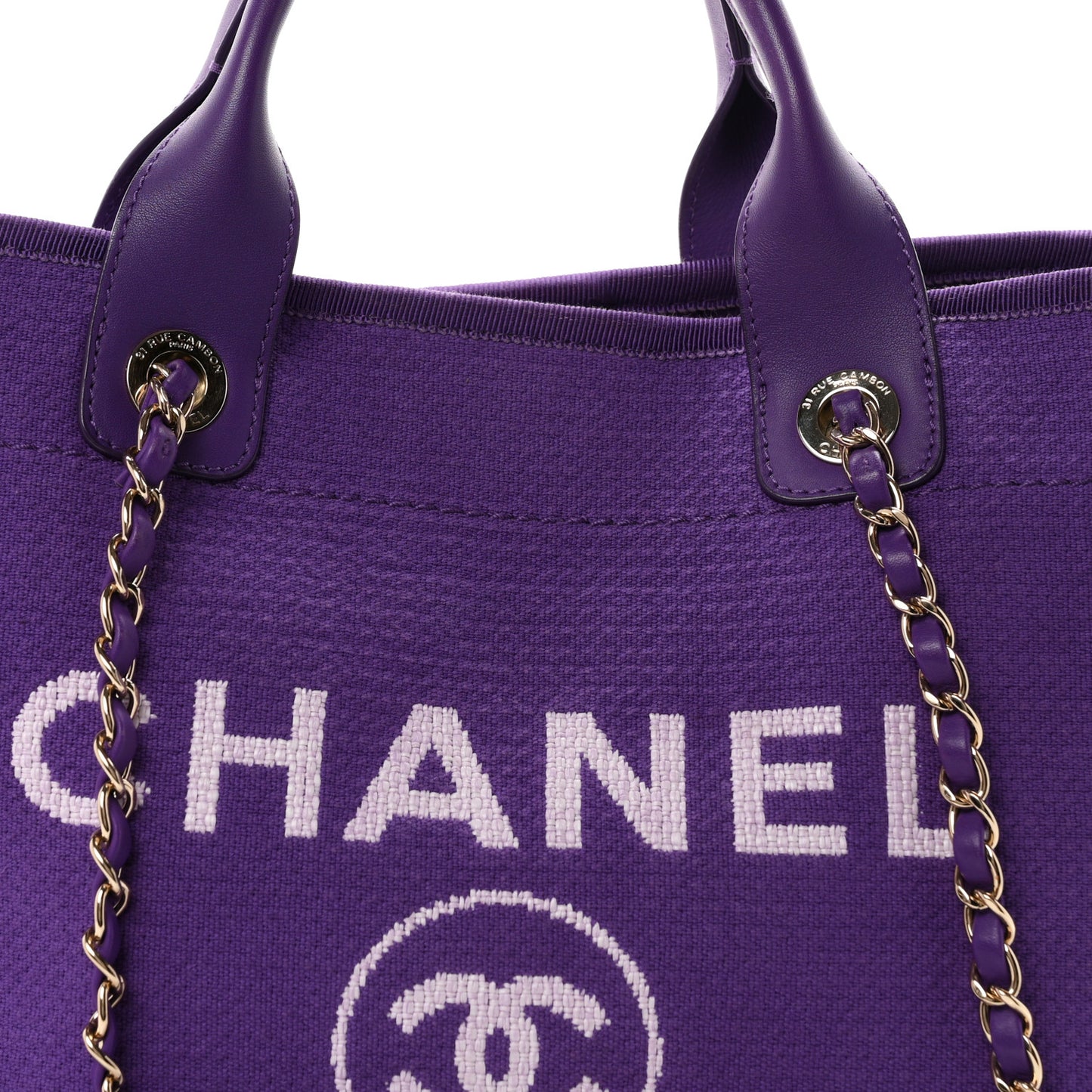 Mixed Fibers Small Deauville Tote Purple