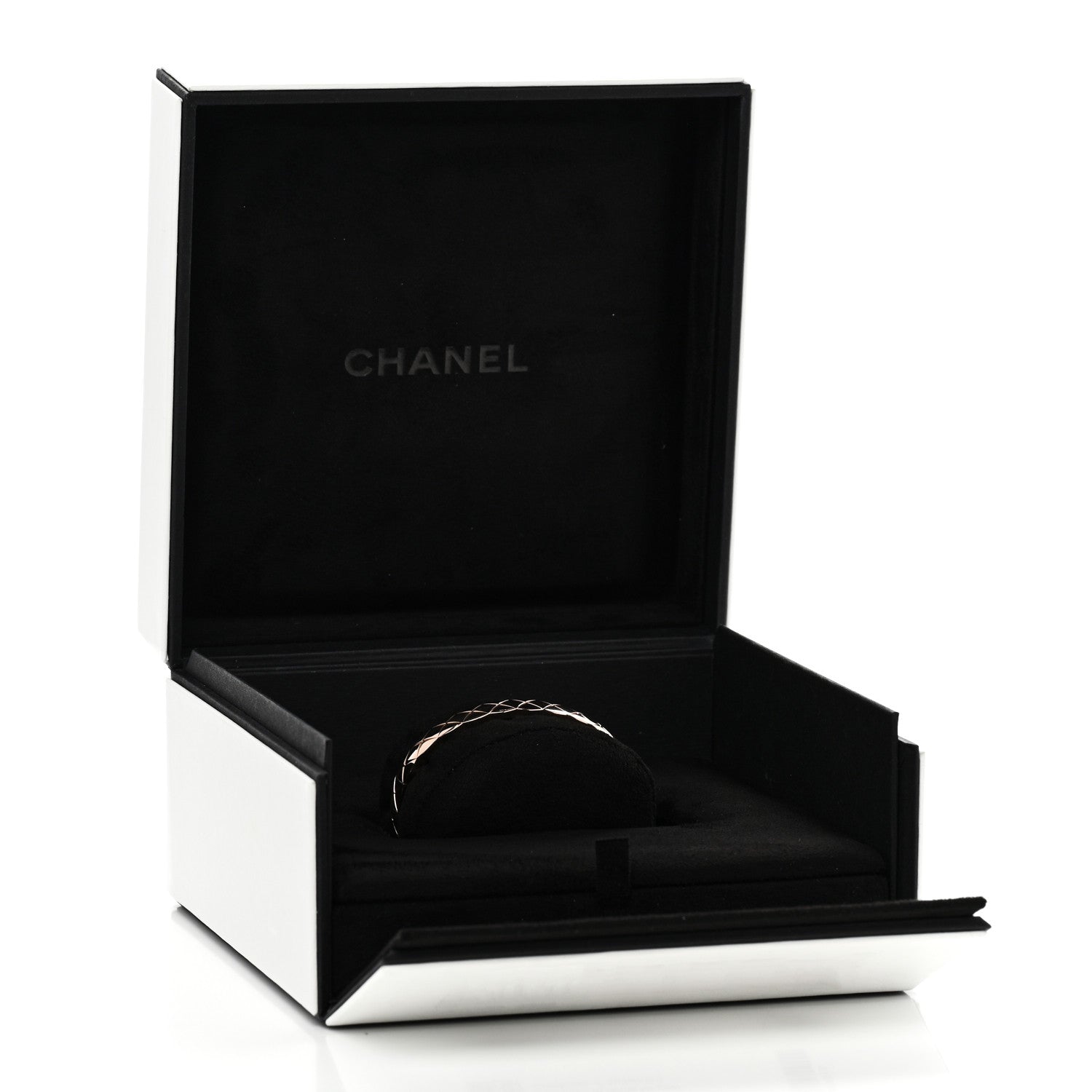 Chanel 18K Beige Gold Coco Crush Bangle Bracelet XS 5 of 5