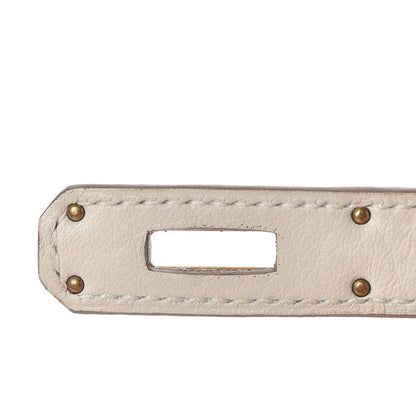Hermes Taurillon Clemence Kelly Retourne 28 Craie 24 of 46