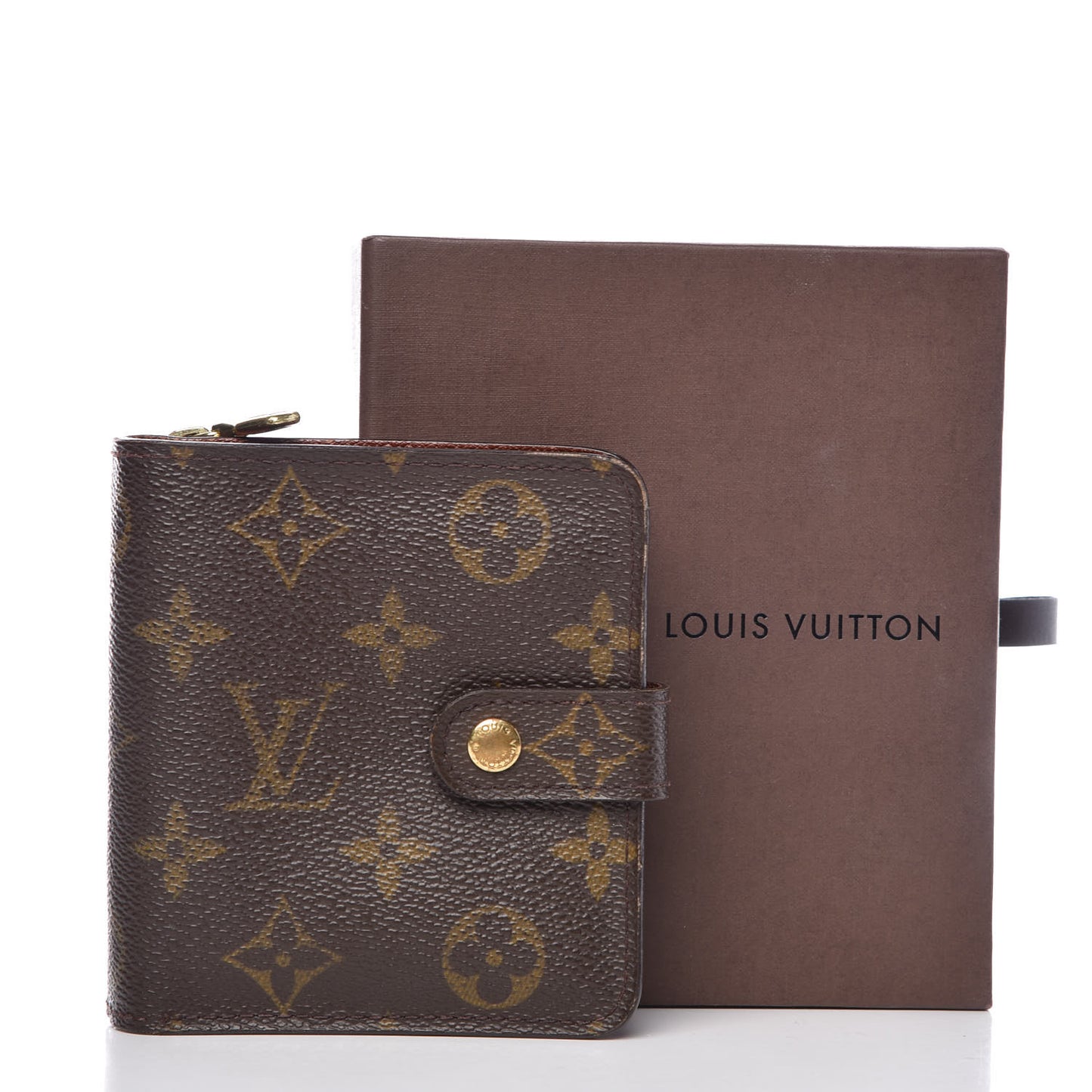 Monogram Compact Zippe Zipped Wallet