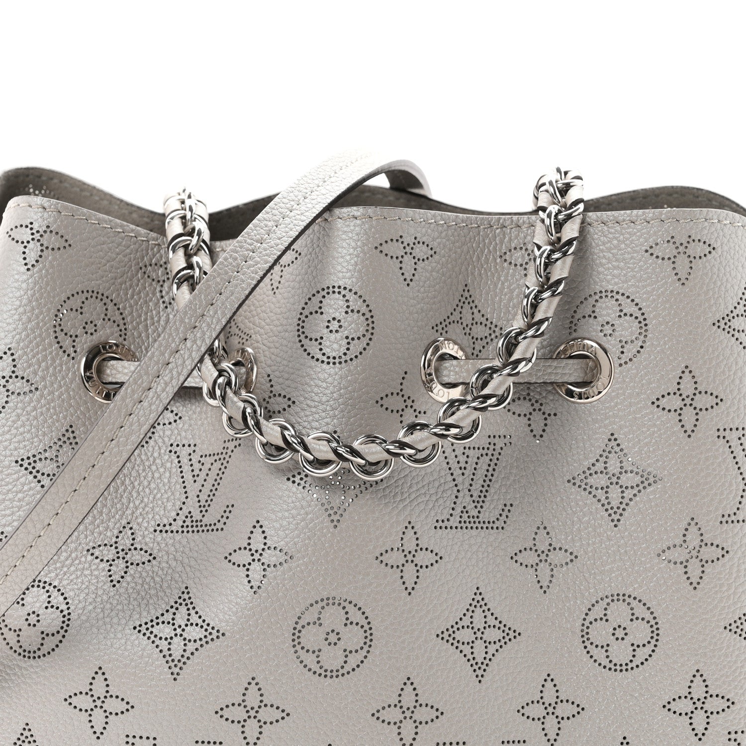 Louis Vuitton Metallic Mahina Bella Gris Souris 9 of 12