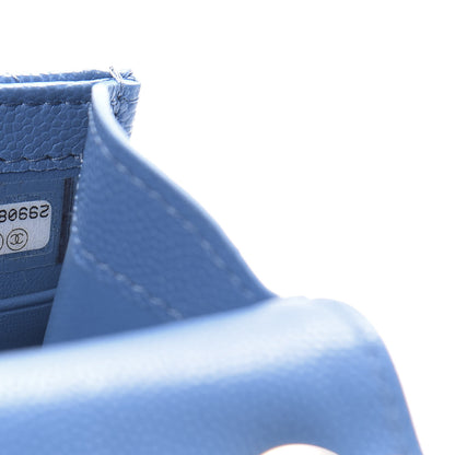 Chanel Caviar Quilted Classic Phone Holder Blue 8 of 11