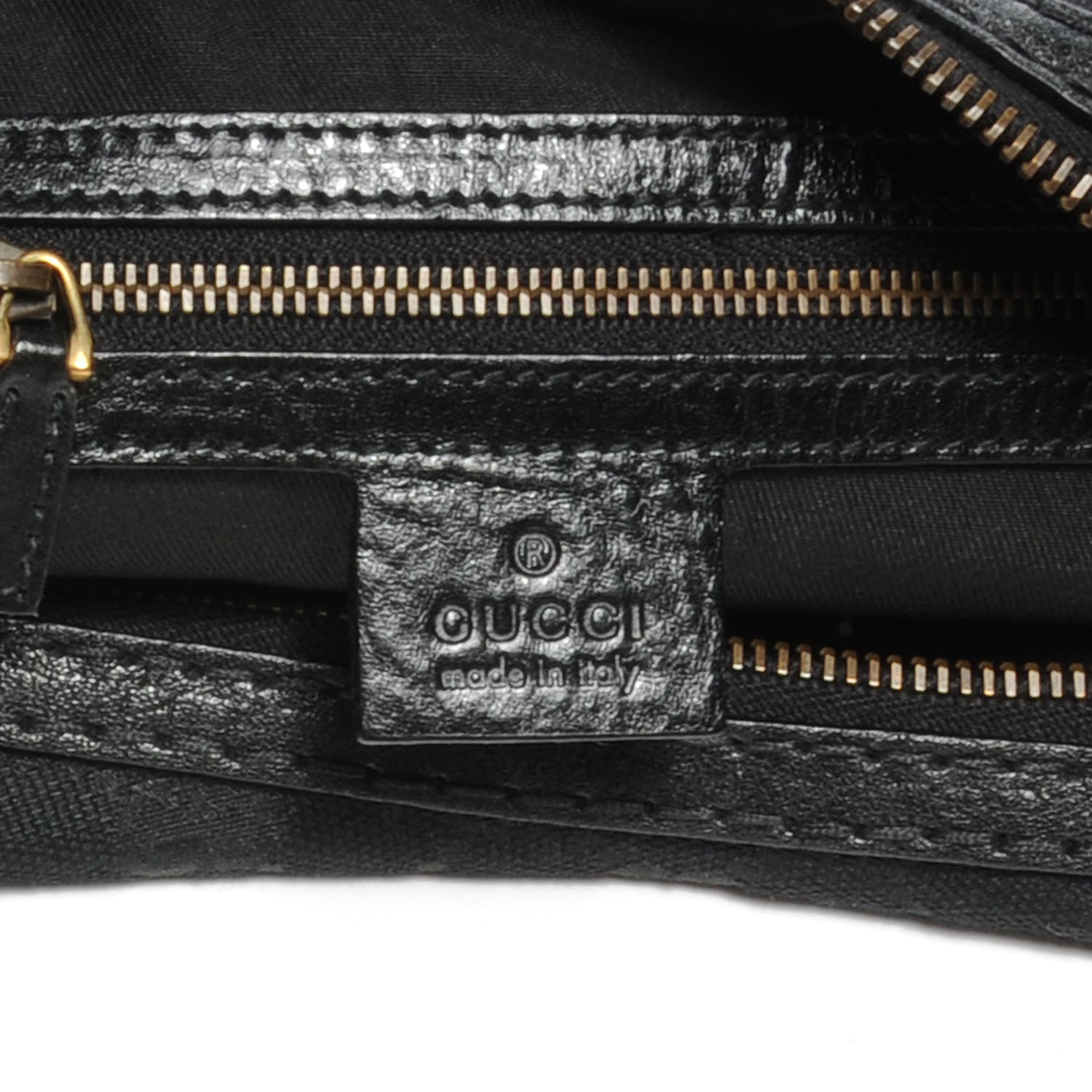Gucci Monogram GG Medium Jockey Hobo Black 6 of 7