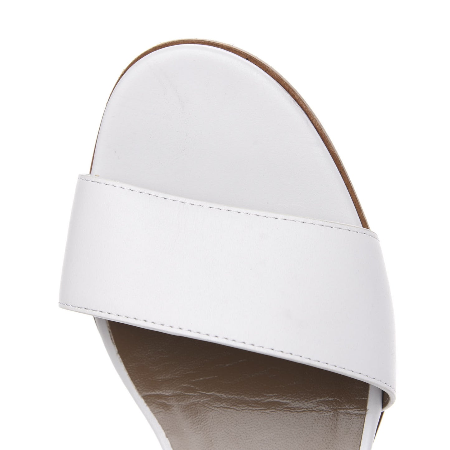 Calfskin Manege Sandals 38 Grey Multicolore