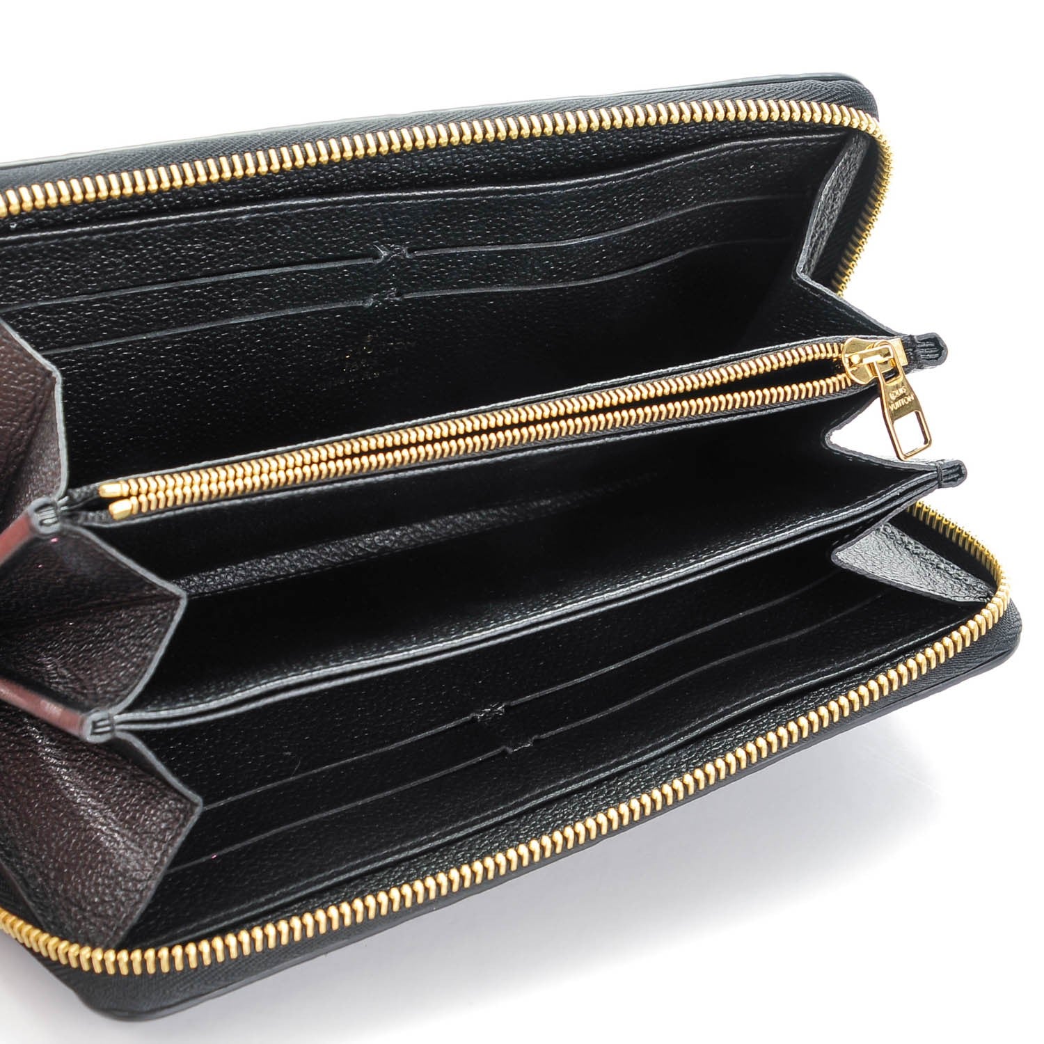 Louis Vuitton Empreinte Zippy Wallet Black 5 of 7