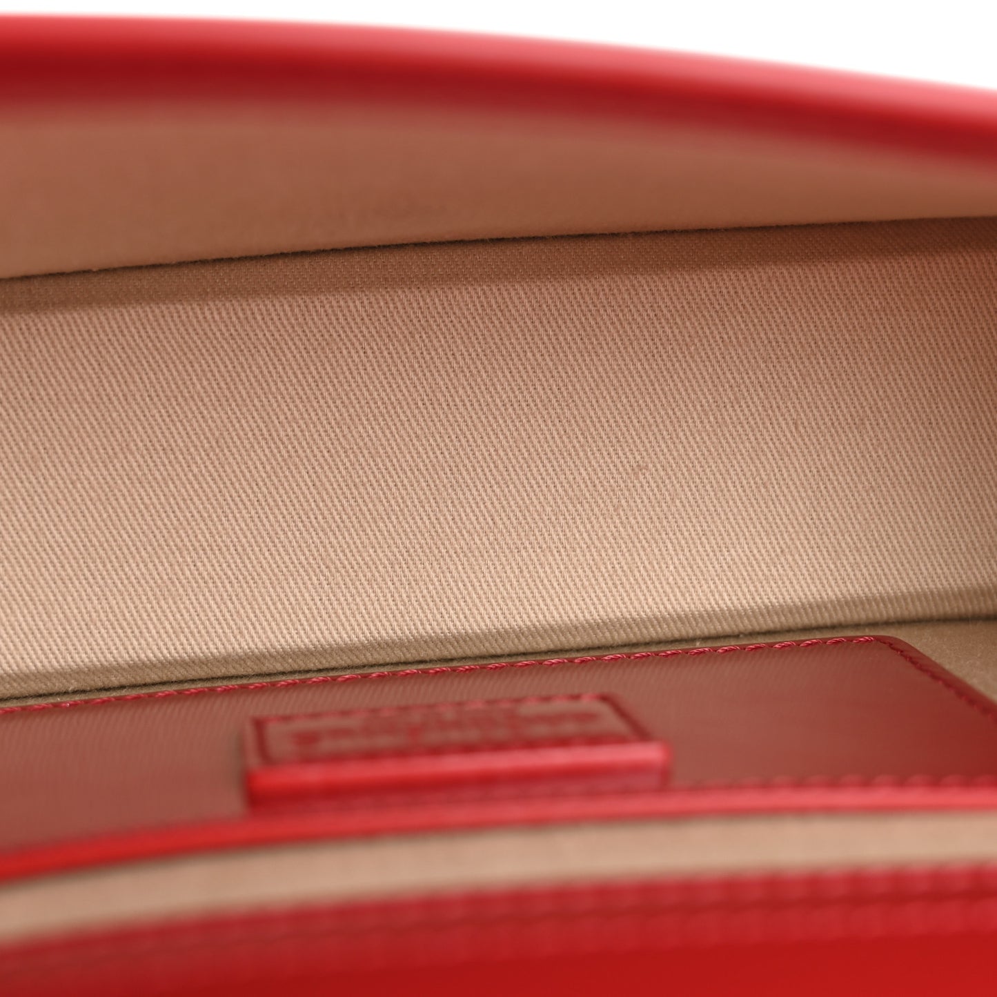 Glazed Calfskin Le Grand Bambino Red