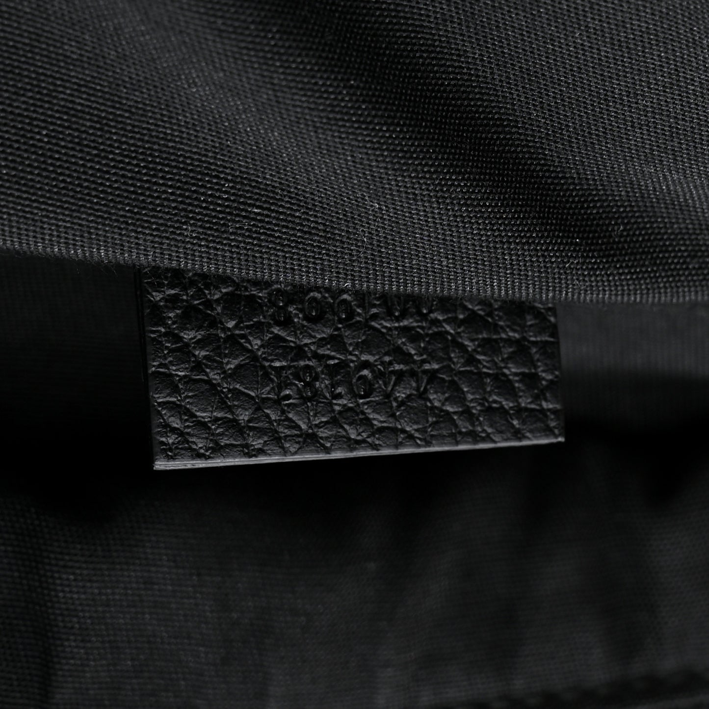 Nylon Monogram Slim Backpack Black