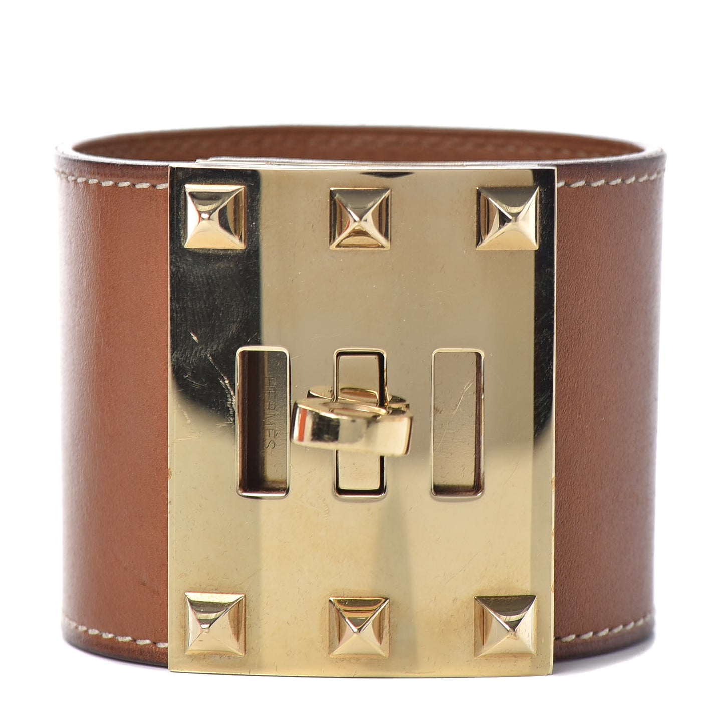 Barenia Kelly Extreme Dog Bracelet S Fauve