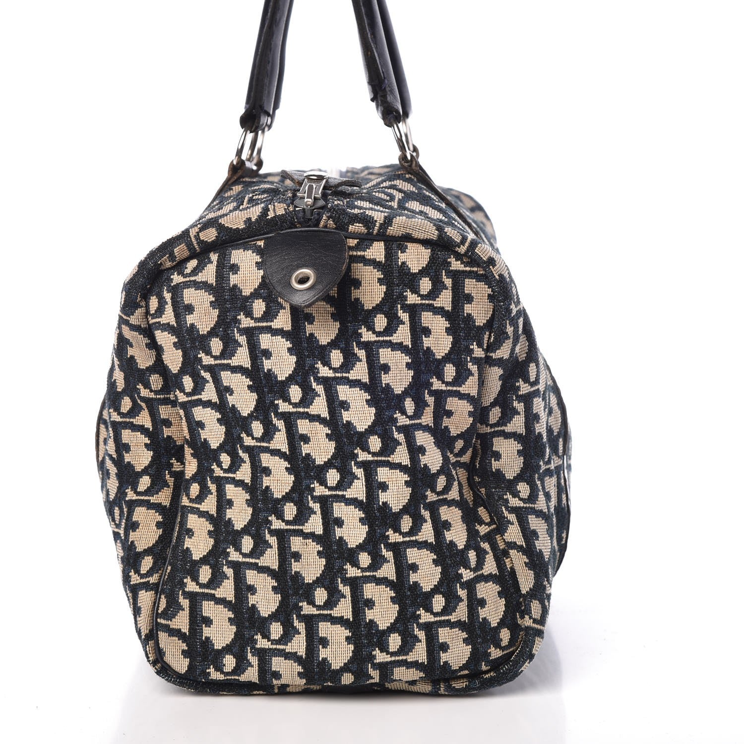 Christian Dior Monogram Boston Navy Blue 42 of 44