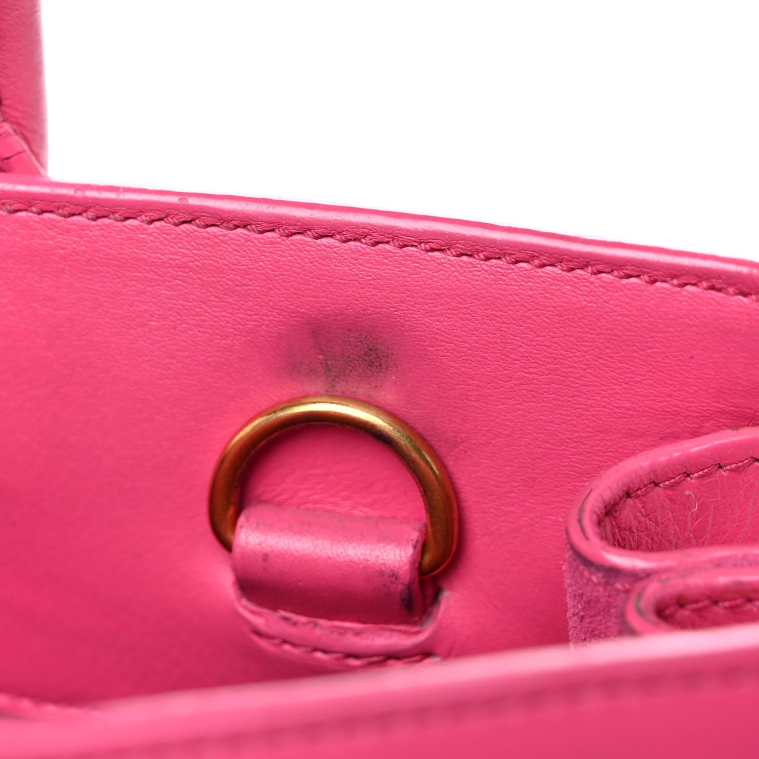 Saint Laurent Calfskin Nano Sac De Jour Lipstick Fuchsia 14 of 24