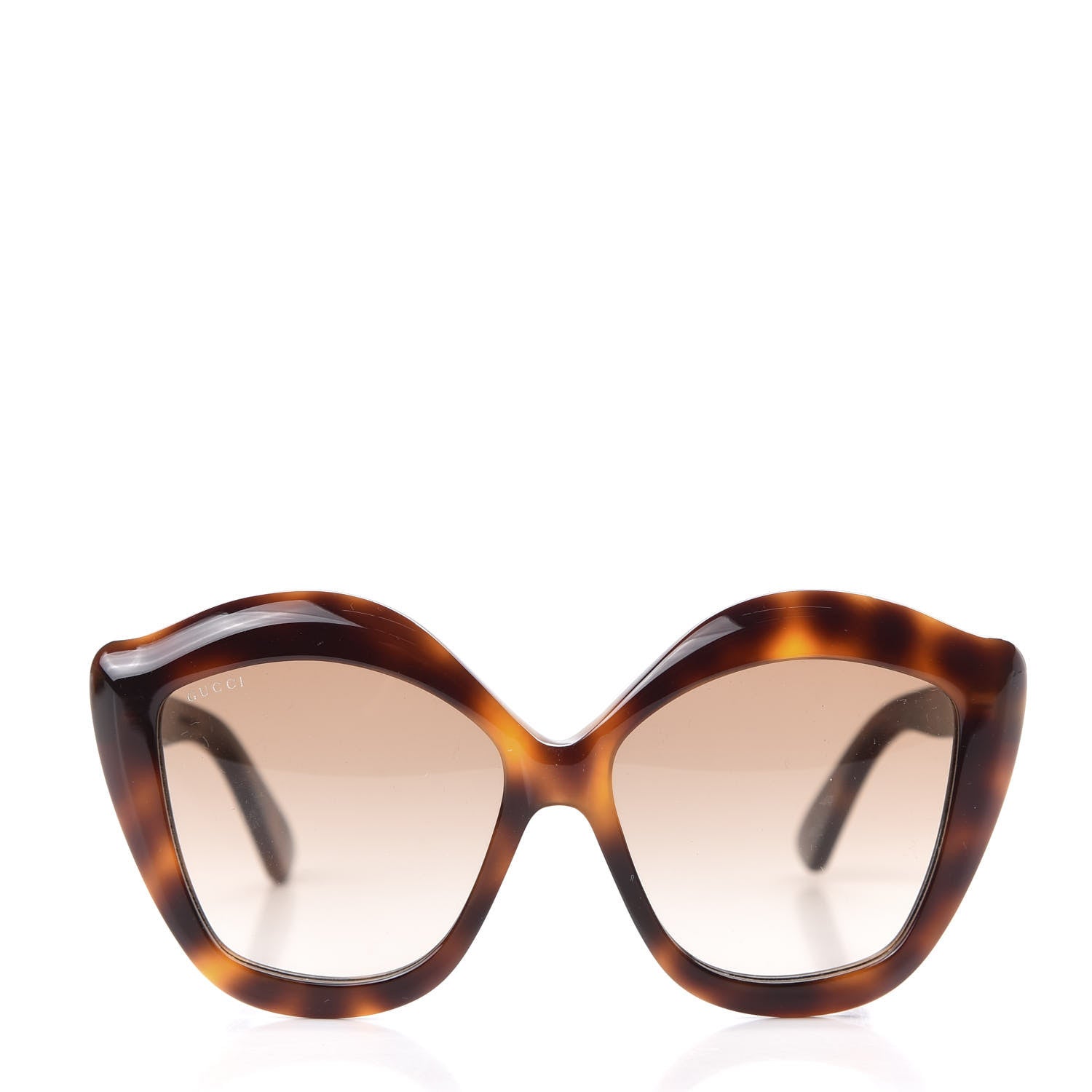 Gucci Cat Eye GG0117S Sunglasses Tortoise 2 of 8