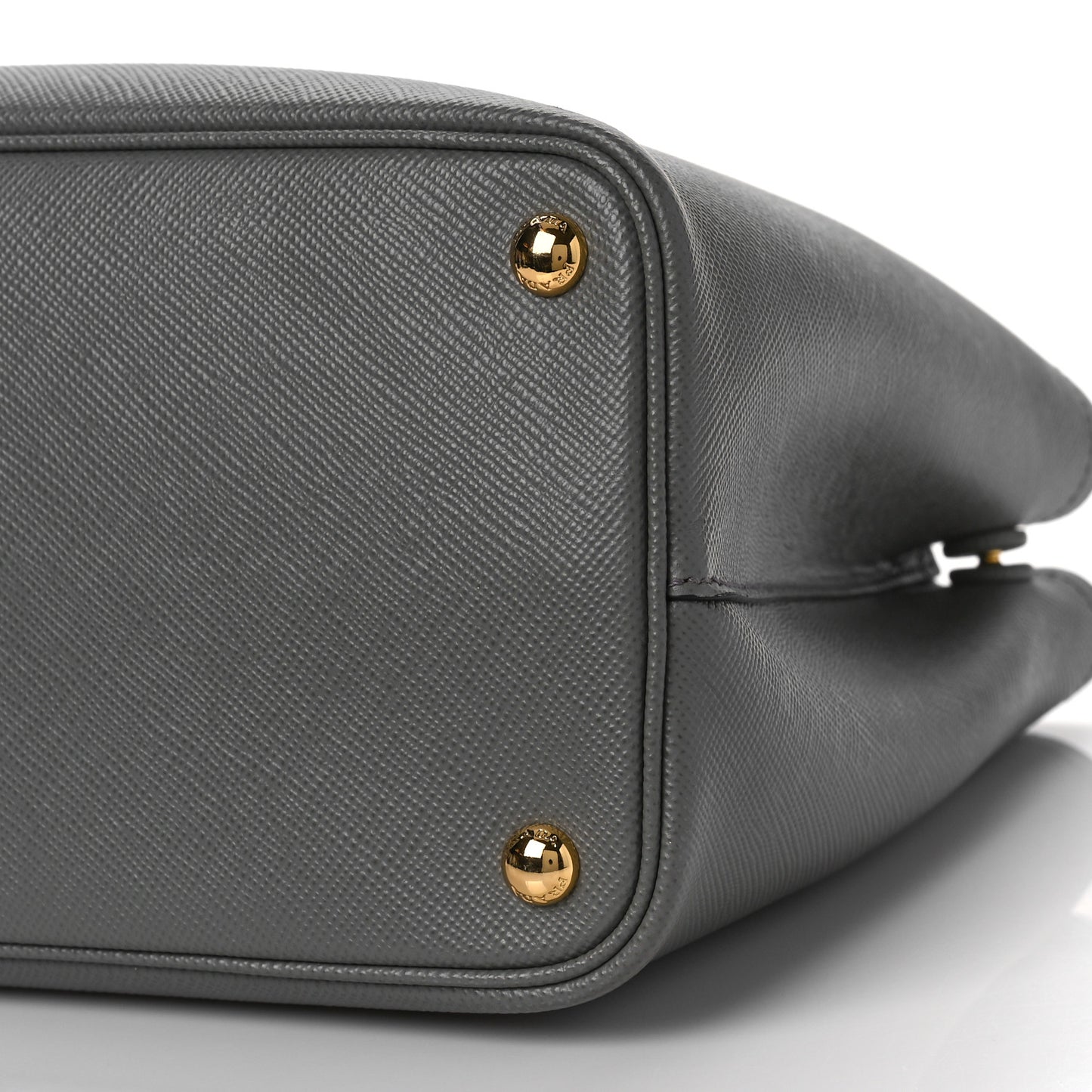 Saffiano Cuir Medium Double Bag Marmo Granato
