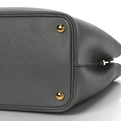Prada Saffiano Cuir Medium Double Bag Marmo Granato 7 of 7