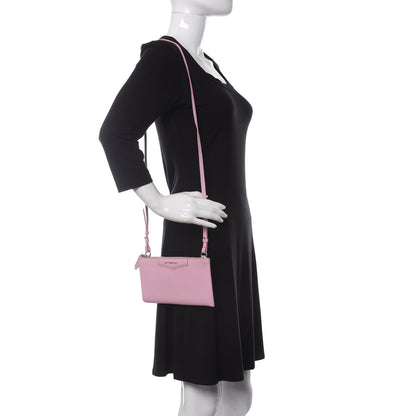 Givenchy Grained Goatskin Antigona Crossbody Bright Pink 2 of 10