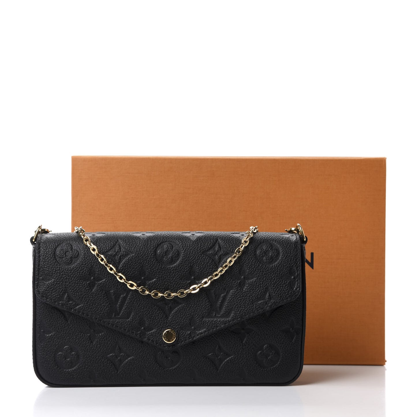 Empreinte Pochette Felicie Chain Wallet Black