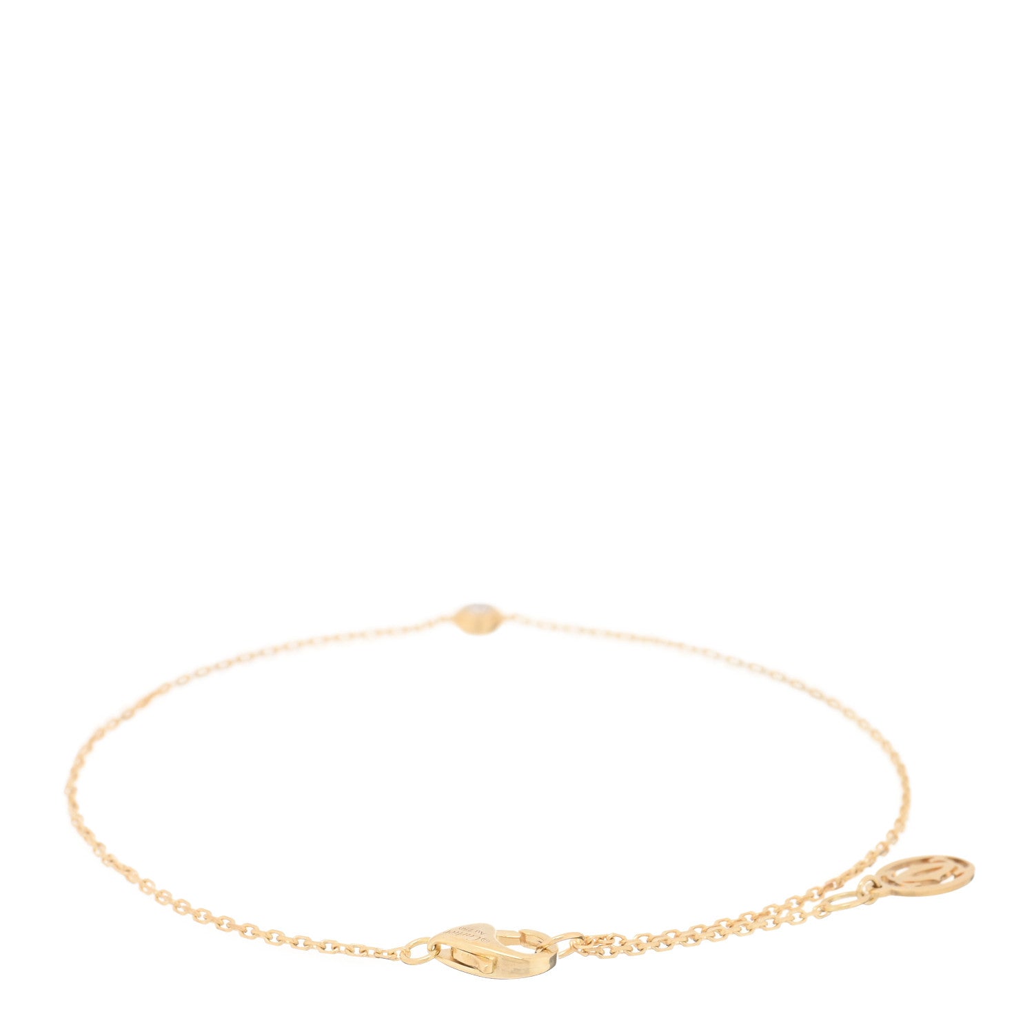 Cartier 18K Yellow Gold Diamond XS D'Amour Bracelet 2 of 4