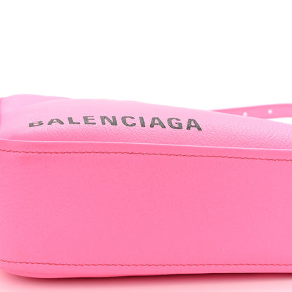 Balenciaga Shiny Day Calfskin XS Triangle Duffle Acid Pink Black 9 of 9