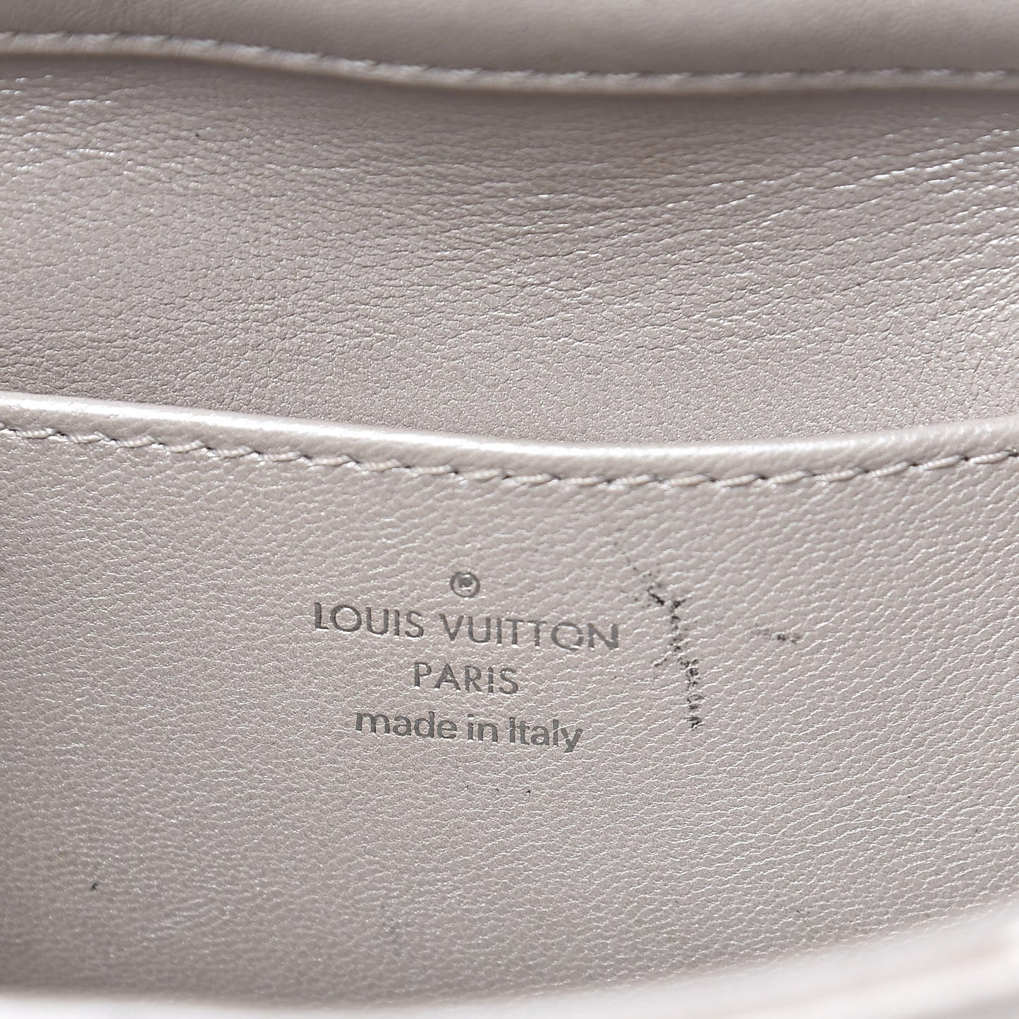 Lambskin Malletage GO-14 PM Silver