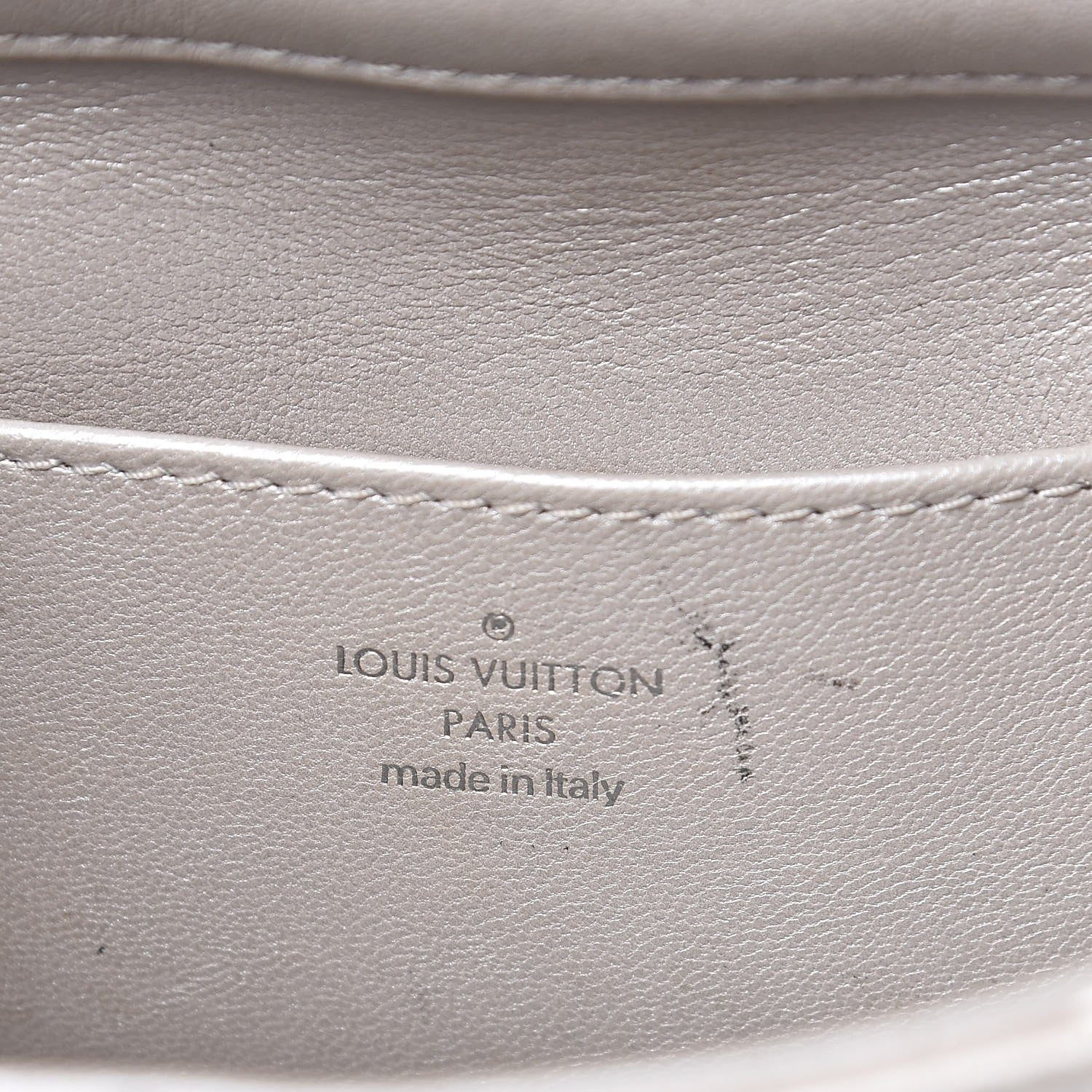 Louis Vuitton Lambskin Malletage GO-14 PM Silver 6 of 16