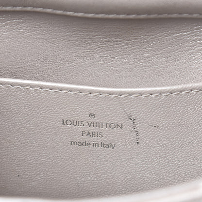 Louis Vuitton Lambskin Malletage GO-14 PM Silver 6 of 16