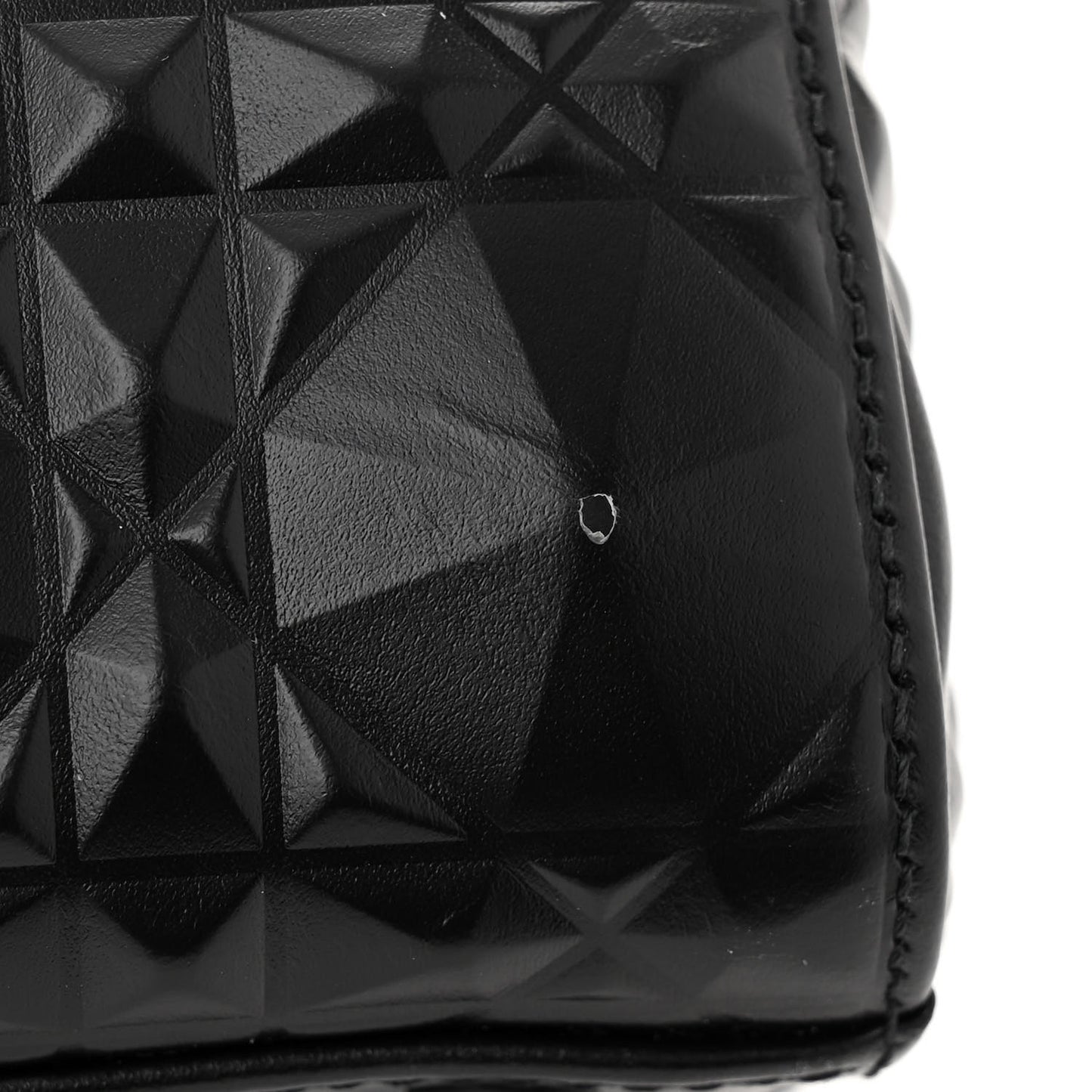 Calfskin Cannage Diamond Small My ABCDior Lady Dior Black