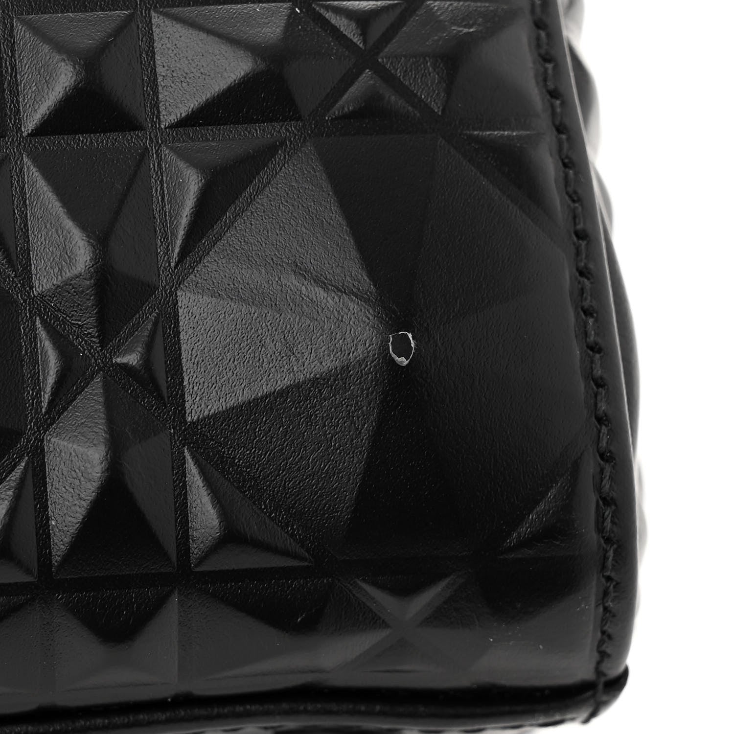 Christian Dior Calfskin Cannage Diamond Small My ABCDior Lady Dior Black 11 of 12