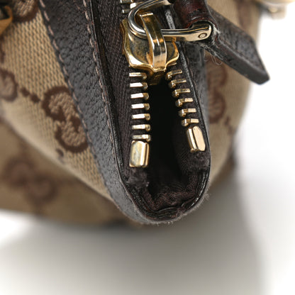 Gucci Monogram Small Abbey Tote Dark Brown 32 of 33