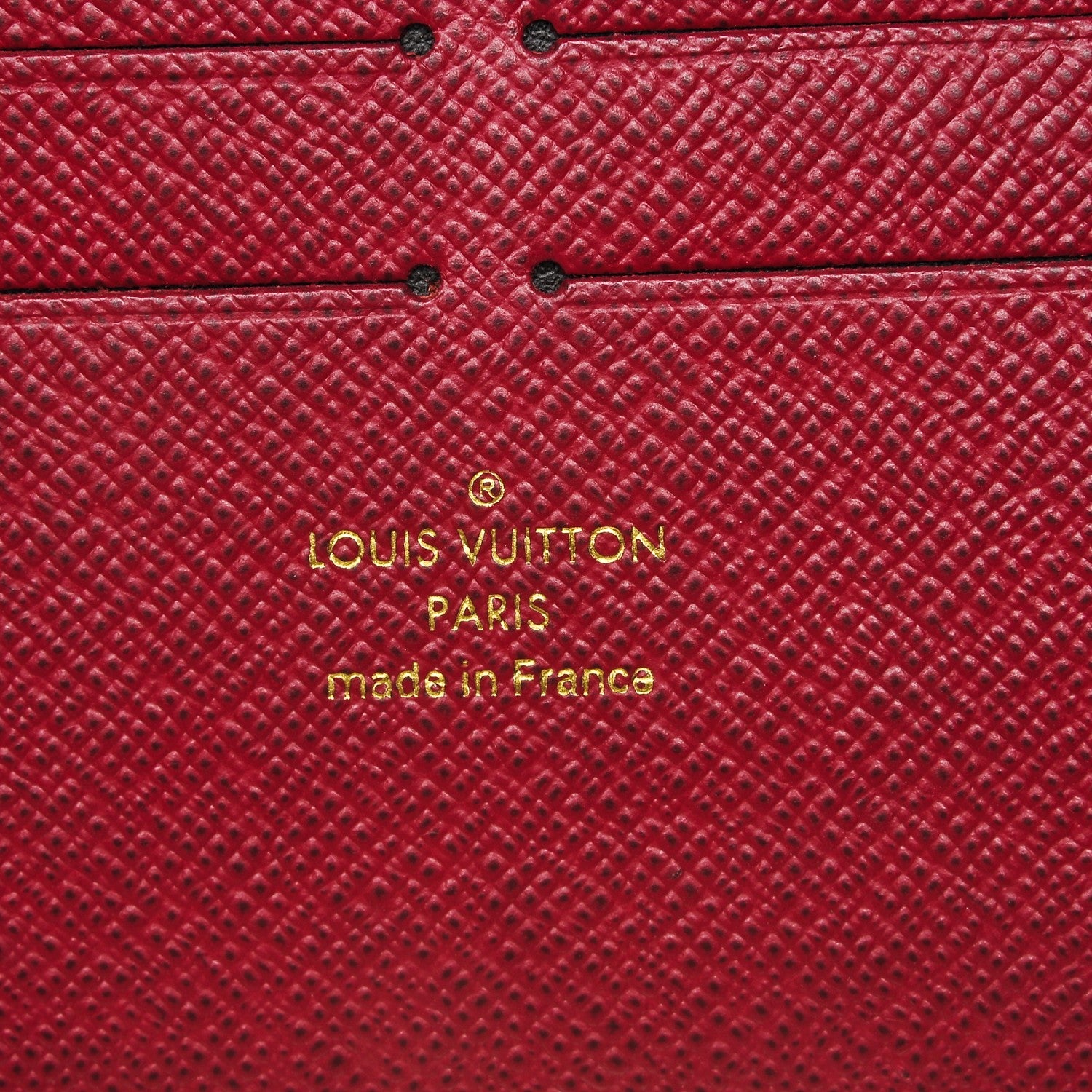 Louis Vuitton Calfskin Felicie Card Holder Insert Fuchsia 6 of 6