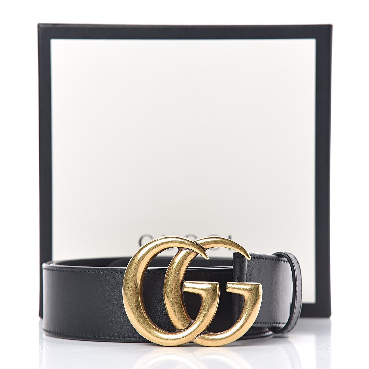 Calfskin Double G 40mm Belt 90 36 Black