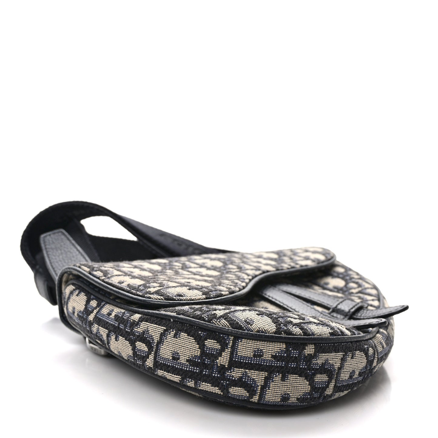 Oblique Mens Mini Saddle Bag Blue