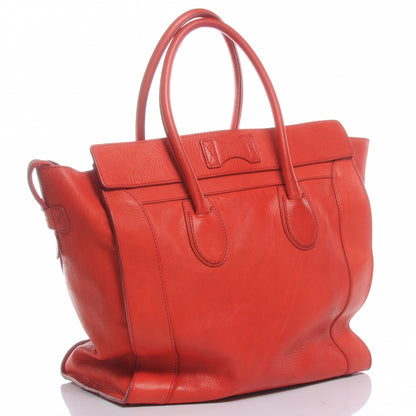 Celine Smooth Calfskin Medium Luggage Red 4 of 8