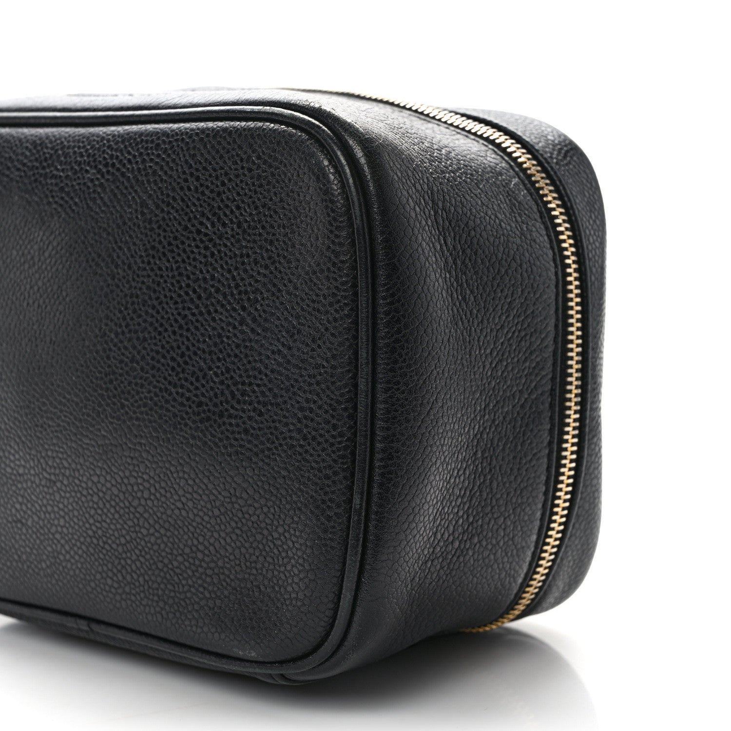 Chanel Caviar CC Vanity Cosmetic Case Black 10 of 15