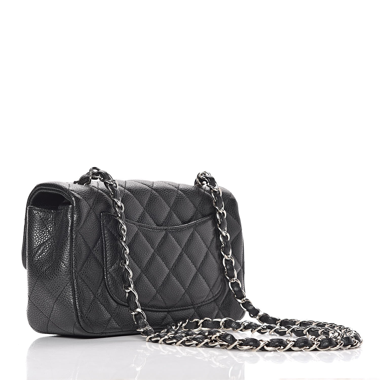 Chanel Caviar Quilted Mini Rectangular Flap Black 3 of 14