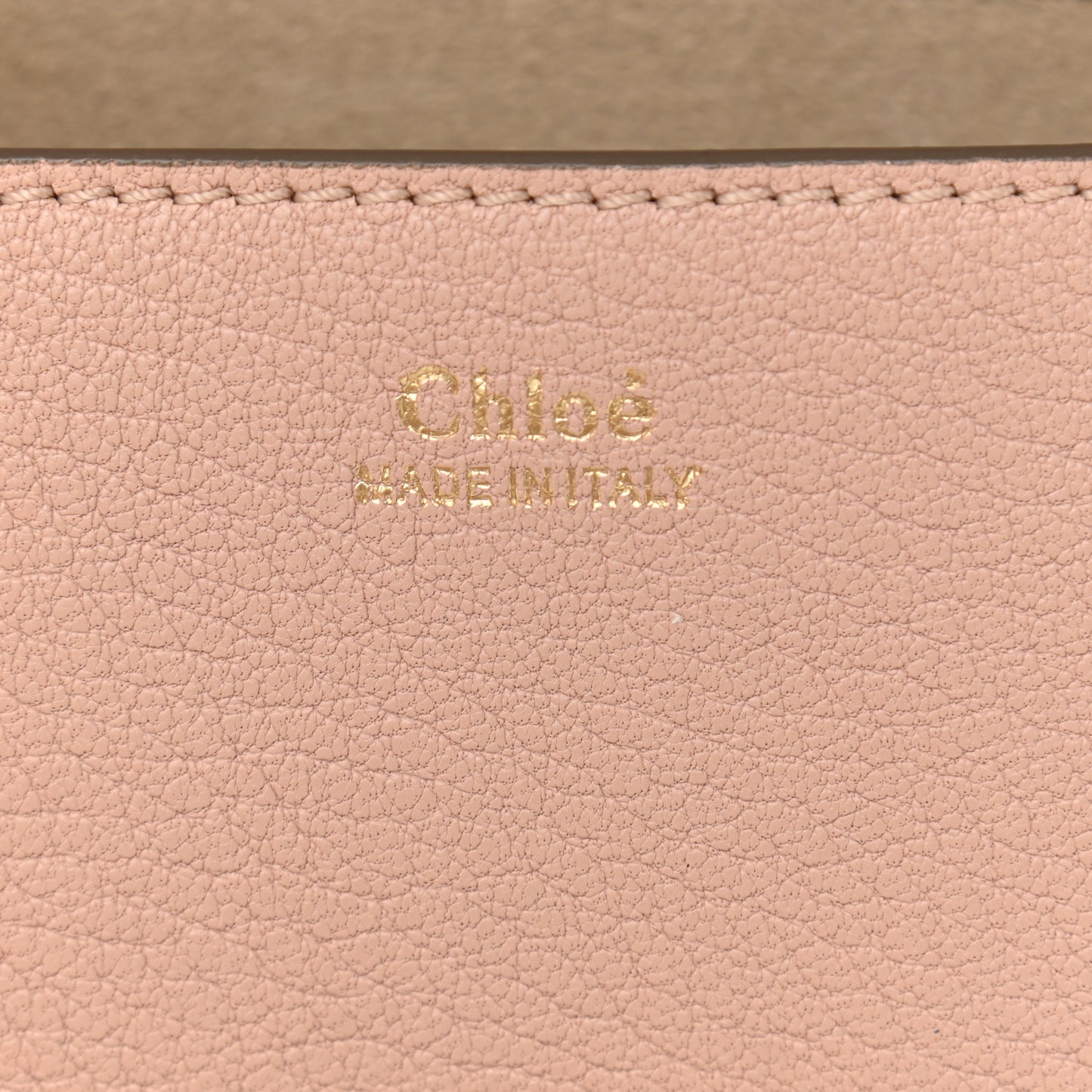 Grained Lambskin Drew Shoulder Bag Cement Pink