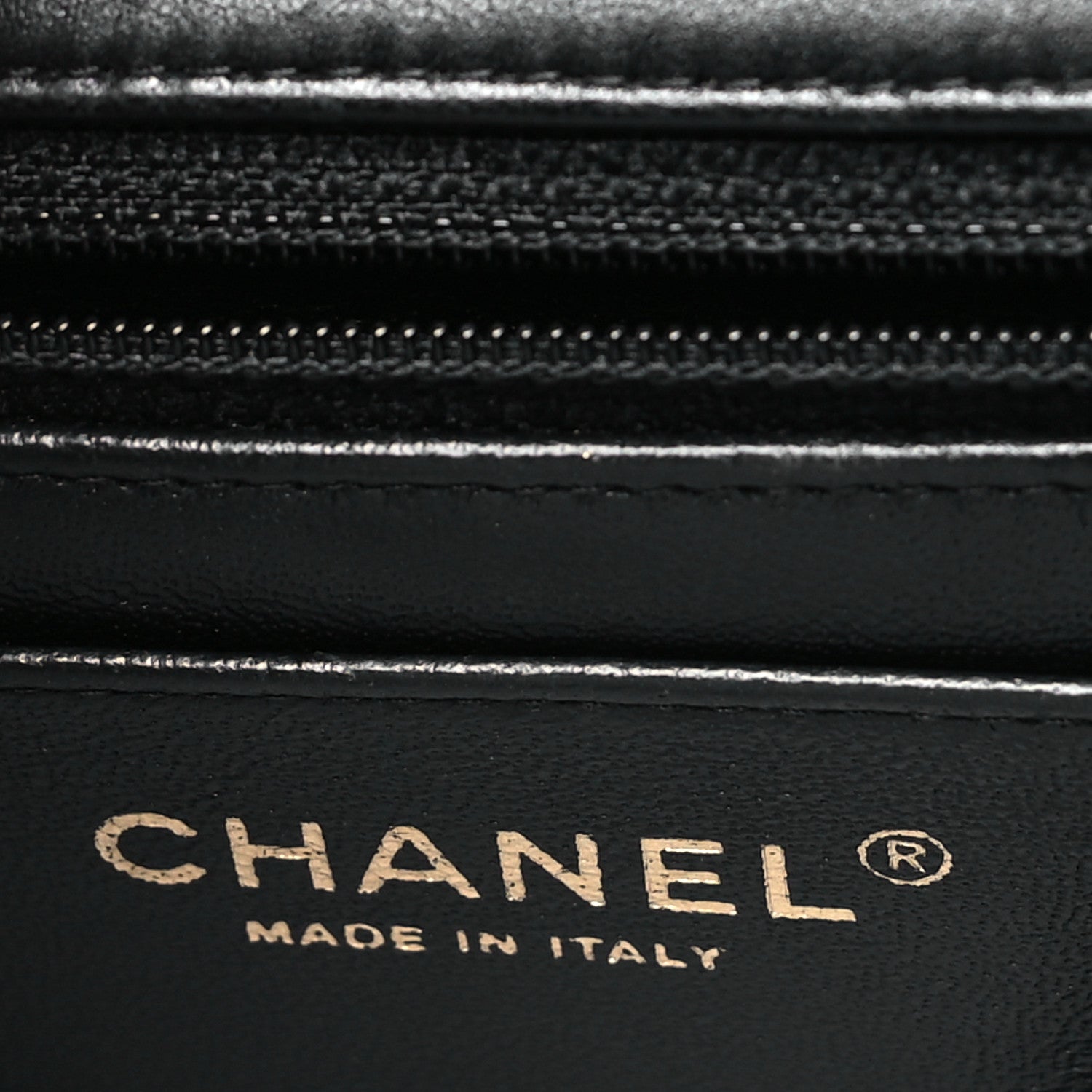 Chanel Lambskin Quilted Mini Square Flap Black 7 of 11