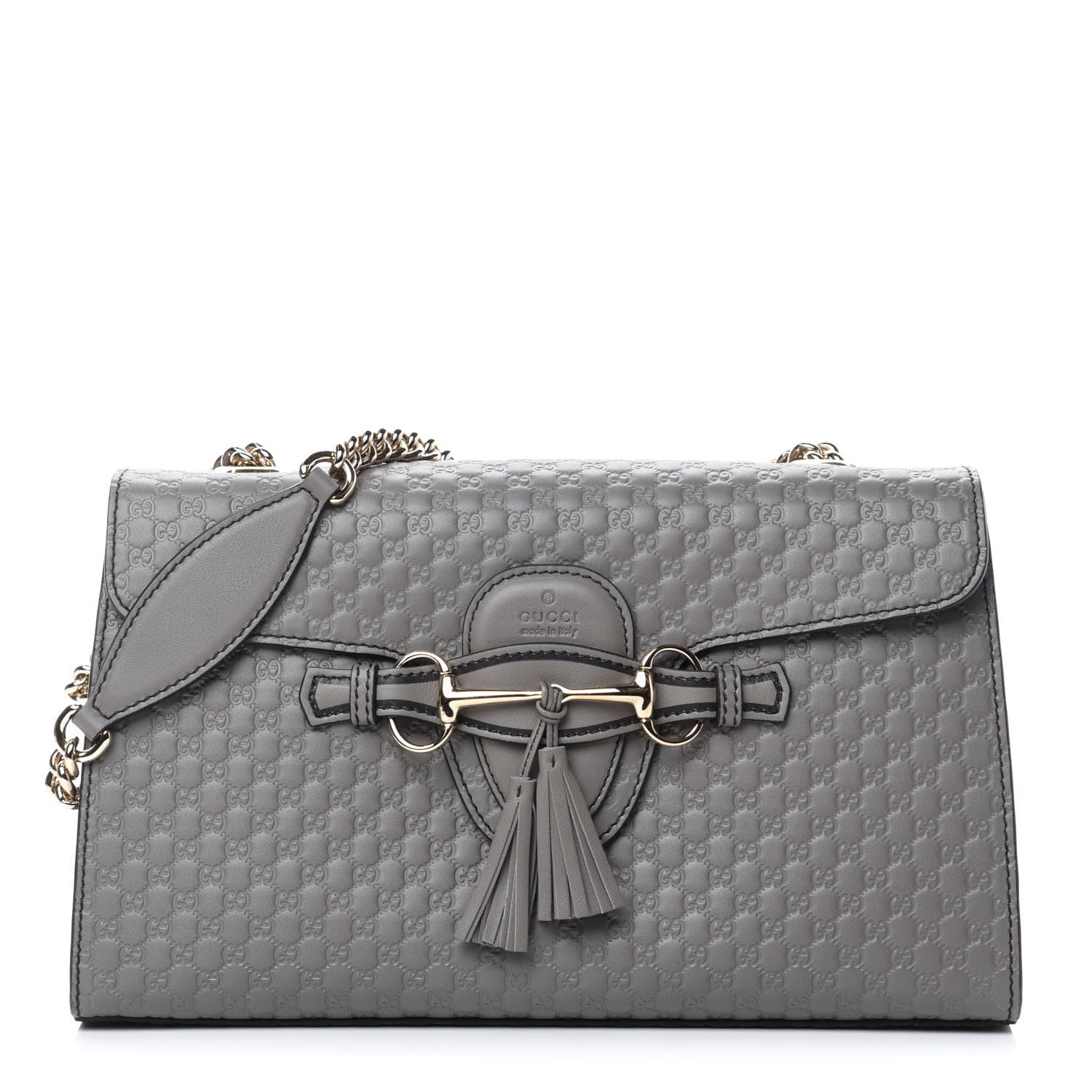 Gucci Soft Microguccissima Medium Emily Chain Shoulder Bag Loess 1 of 11