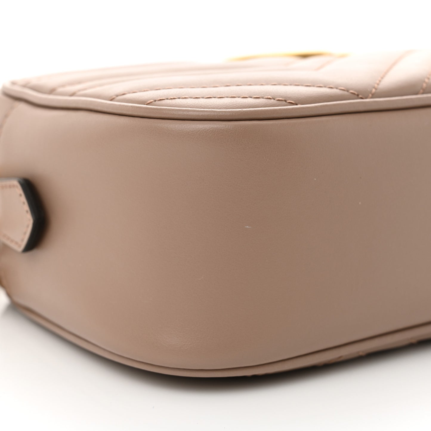 Calfskin Matelasse Small GG Marmont Chain Shoulder Bag Porcelain Rose